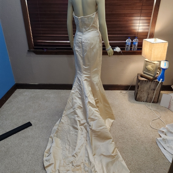 Nwt Womens SPECIAL OCCASION Wedding Dress Strapless Size XS-S - Picture 7 of 14